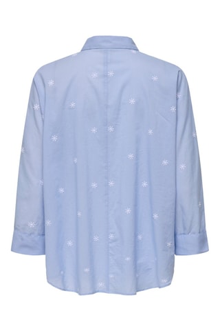 Camisa boxy - Celeste