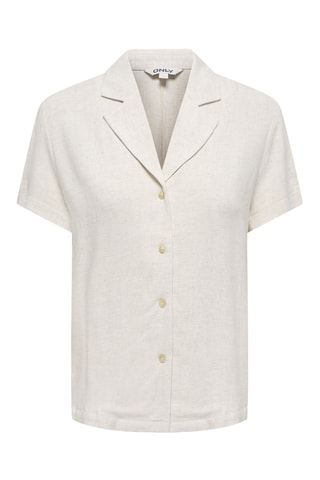 Camisa oversize - Gris claro