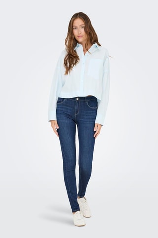 Camisa regular fit - Celeste