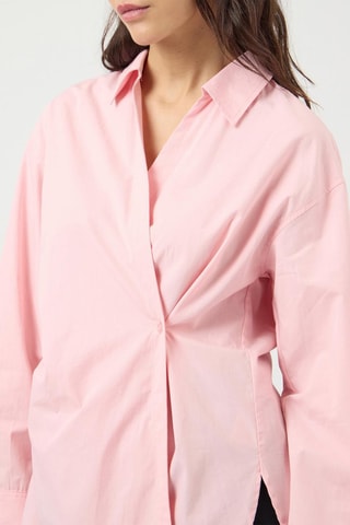 Camisa de algodón orgánico - Rosa - Selected