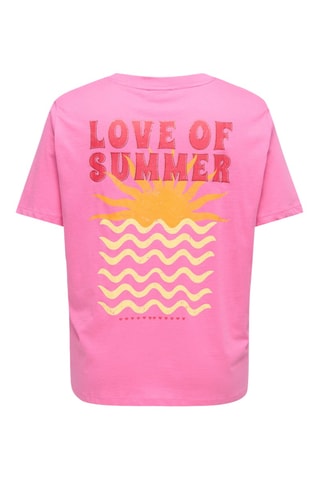 Camiseta regular fit de algodón orgánico - Rosa