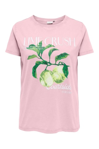 Camiseta regular fit de algodón orgánico - Violeta