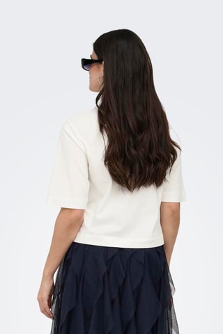 Camiseta regular fit de algodón orgánico - Blanco