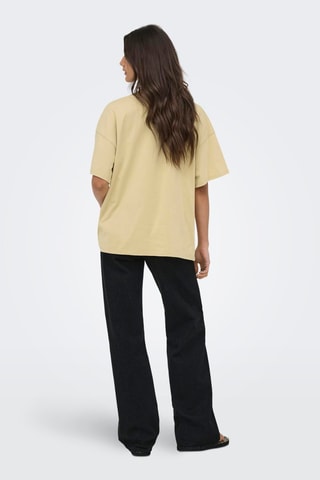 Camiseta regular fit de algodón orgánico - caqui