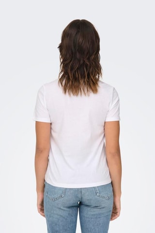 Camiseta regular fit de algodón orgánico - Blanco