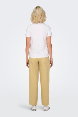 Camiseta regular fit de algodón orgánico - Blanco