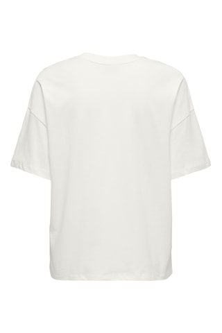 Camiseta loose - Blanco