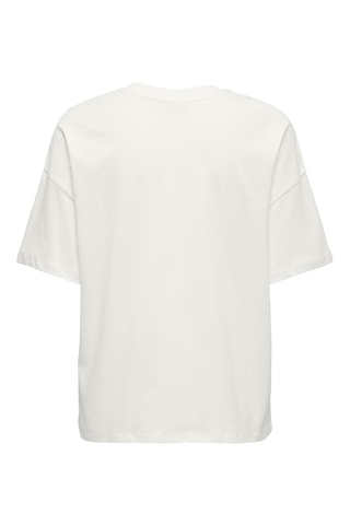Camiseta loose - Blanco