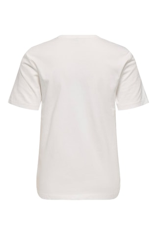 Camiseta regular fit de algodón orgánico - Blanco
