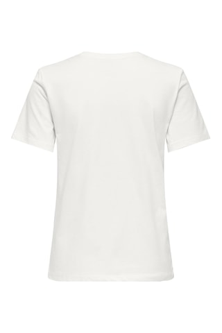 Camiseta regular fit de algodón orgánico - Blanco