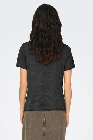 Camiseta regular fit de algodón orgánico - Negro