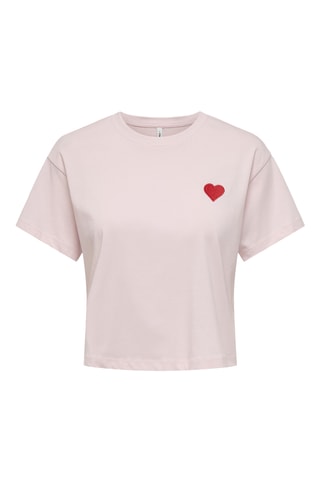 Camiseta regular fit de algodón orgánico - Malva