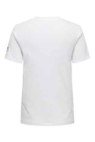 Camiseta regular fit de algodón orgánico - Blanco