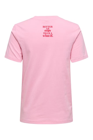 Camiseta regular fit de algodón orgánico - Rosa