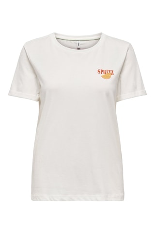 Camiseta regular fit de algodón orgánico - Blanco