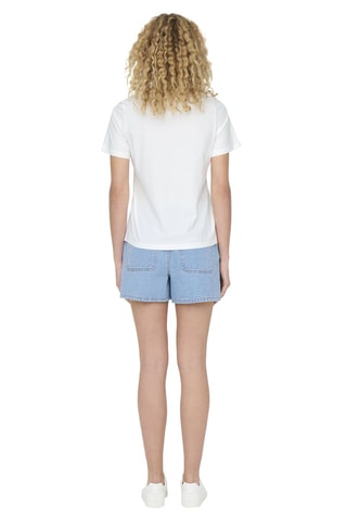 Camiseta regular fit de algodón orgánico - Blanco