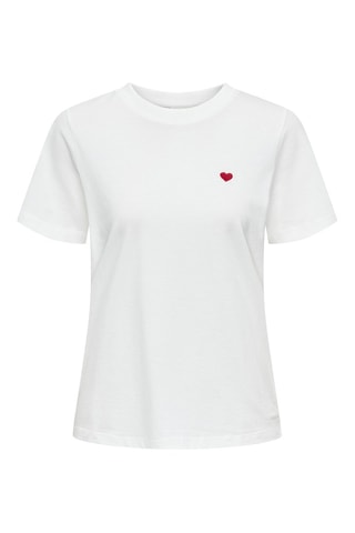 Camiseta regular fit de algodón orgánico - Blanco
