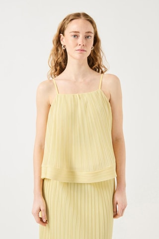 Blusa sin mangas - Amarillo pastel - Selected