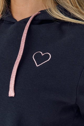 Sudadera con capucha - Azul marino