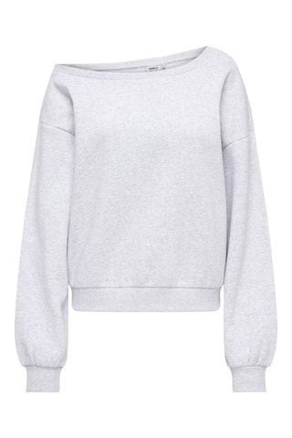 Sudadera oversize - Gris claro