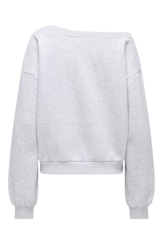 Sudadera oversize - Gris claro