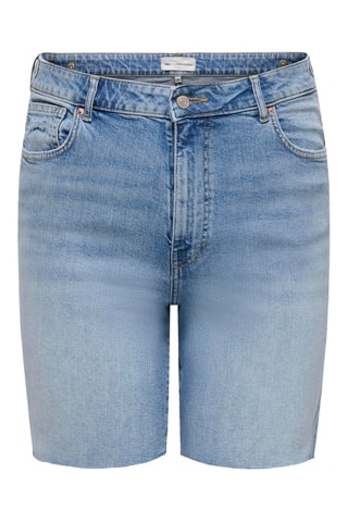 Short vaquero regular fit de tiro alto - Azul