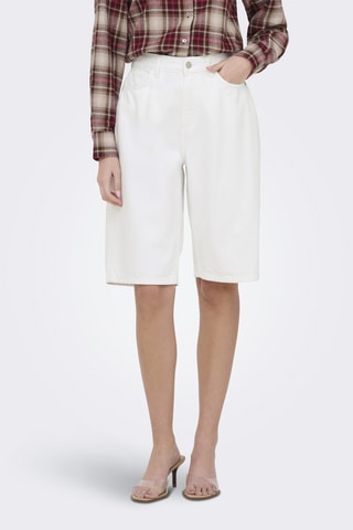 Bermudas vaqueras - Blanco