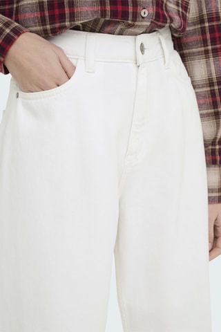 Bermudas vaqueras - Blanco