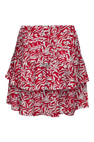 Falda evasé - Rojo