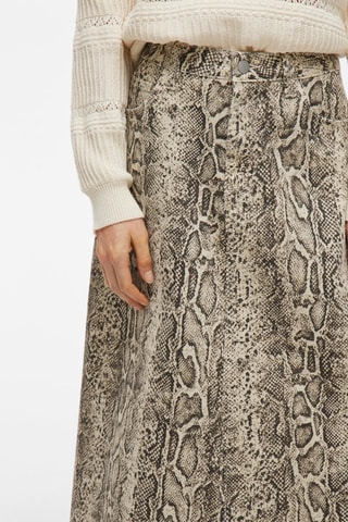 Falda midi - Beige - Vila