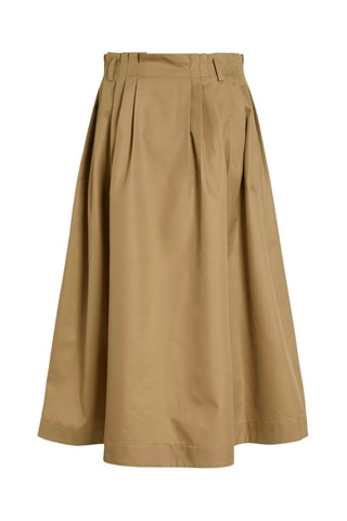 Falda midi - Beige claro - Vila