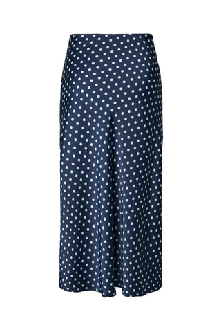 Falda midi - Azul marino - Selected