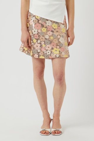 Falda recta - Rosa - Selected