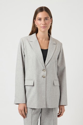 Blazer - Gris claro - Selected