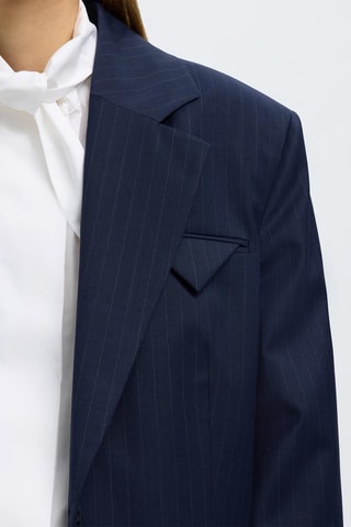 Blazer de lana - Azul marino - Selected