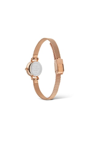 Stalen Quartz Horloge Roségoudkleurig en Groen