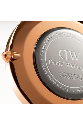 Natostoffen Horloge Cornwall - 40 mm - Zwart en Roségoudkleurig