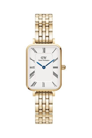 Montre à quartz en acier - Doré