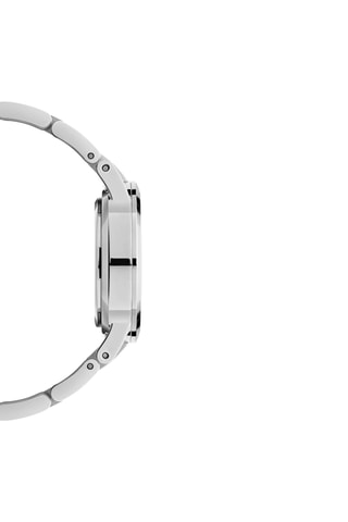 Stalen Quartz Horloge - Zilverkleurig