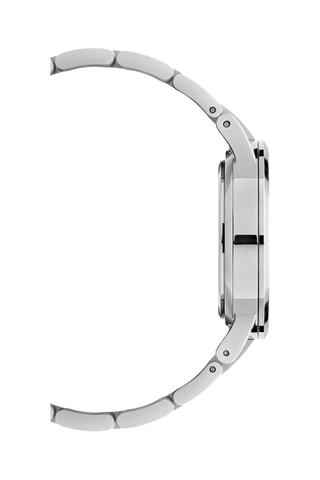 Stalen Quartz Horloge - Zilverkleurig