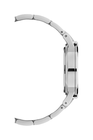 Stalen Quartz Horloge - Zilverkleurig