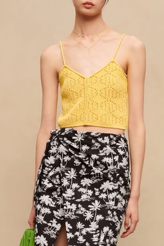 Crop top - Jaune