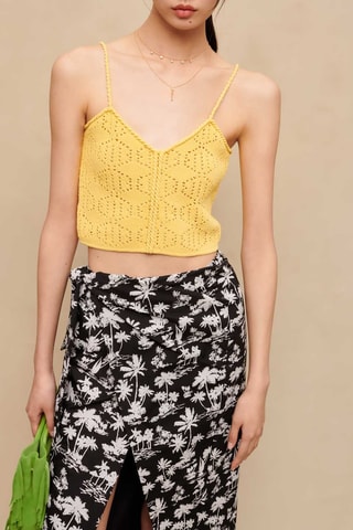 Crop top - Jaune