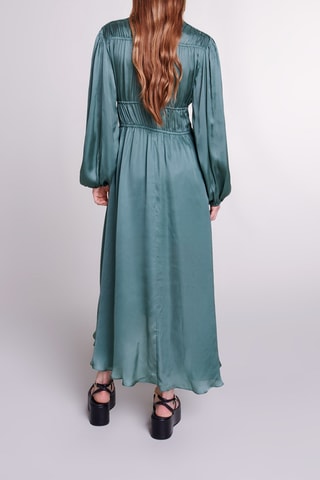 Robe midi - Bleu pétrole