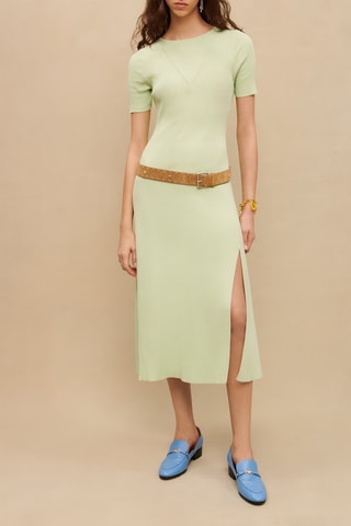 Robe midi - Vert