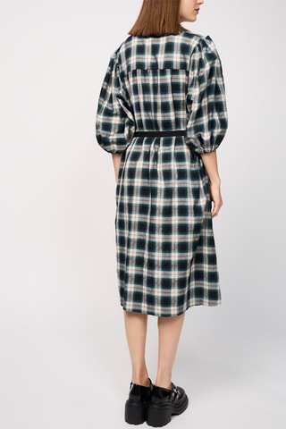 Robe - Vert et bleu marine
