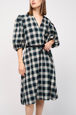 Robe - Vert et bleu marine