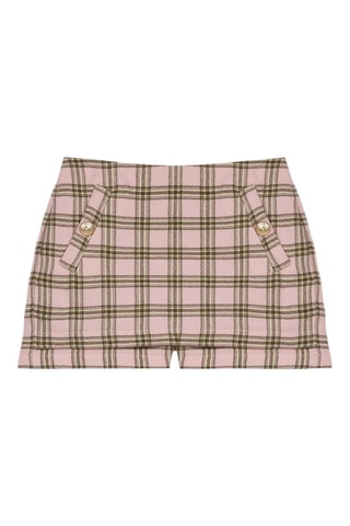 Short en laine vierge - Rose