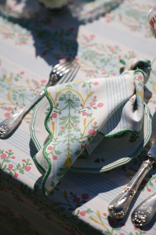 2 serviettes de table Madeleine - 38 x 38 cm