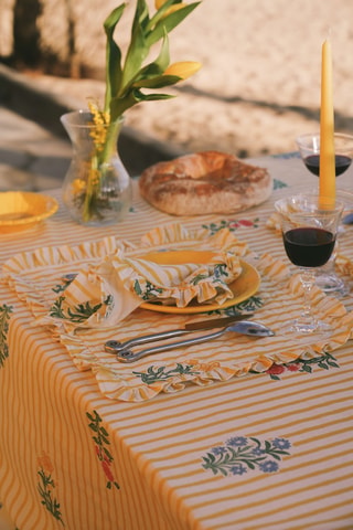 Nappe Rose - Jaune